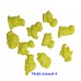 6 pounds three colors Kinetic Sand with three molds